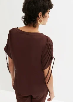 Shirt aus fließender Viskose