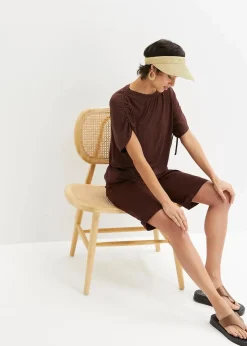 Shirt aus fließender Viskose