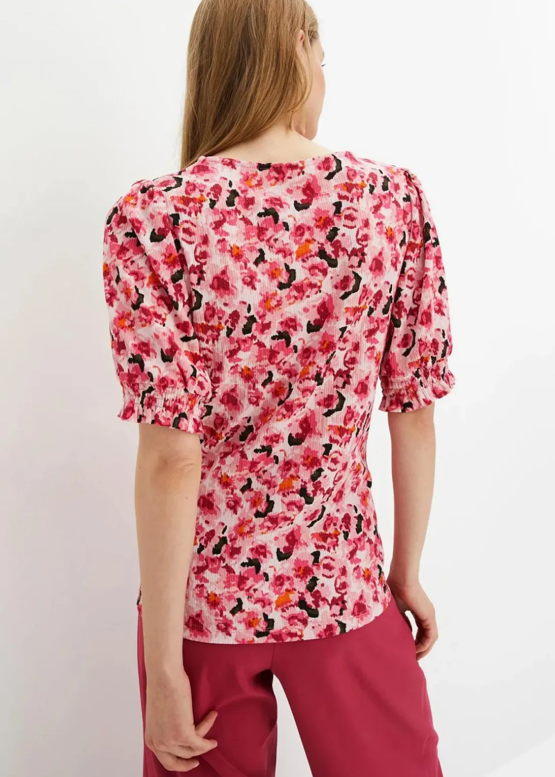 Shirt aus leichtem Crêpe