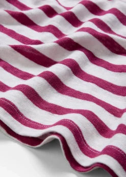 Shirt aus reinem Leinen mit Fledermausärmeln