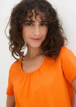 Shirt aus reiner Baumwolle, Kurzarm