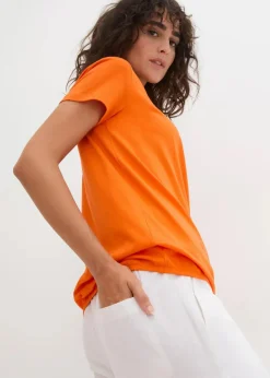 Shirt aus reiner Baumwolle, Kurzarm