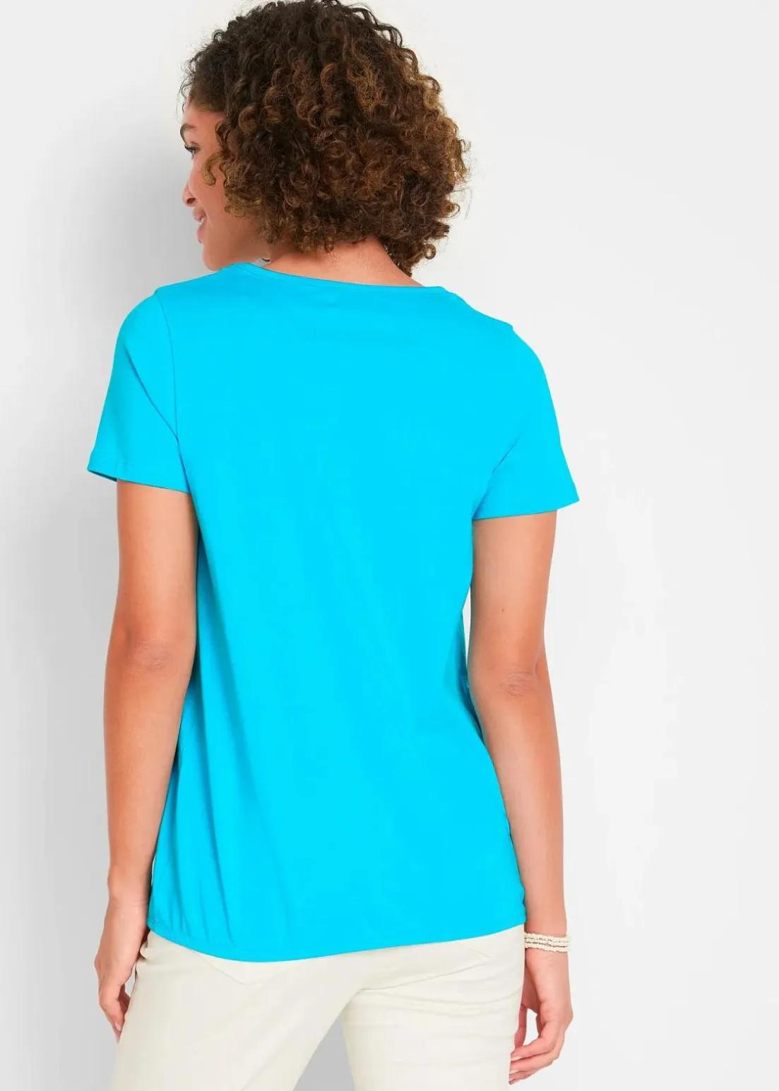 Shirt aus reiner Baumwolle, Kurzarm