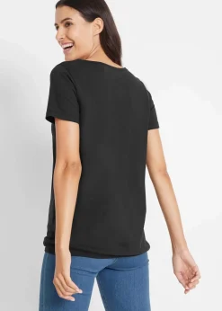 Shirt aus reiner Baumwolle, Kurzarm