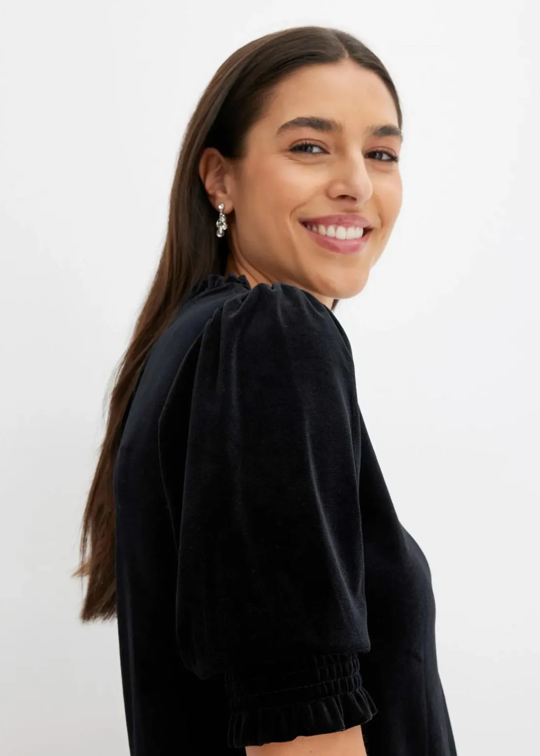 Shirt aus softem Samt