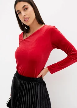 Shirt aus softem Samt