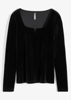 Shirt aus softem Samt