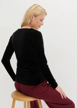 Shirt aus softem Samt