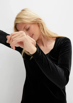 Shirt aus softem Samt