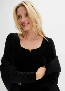 Shirt aus softem Samt