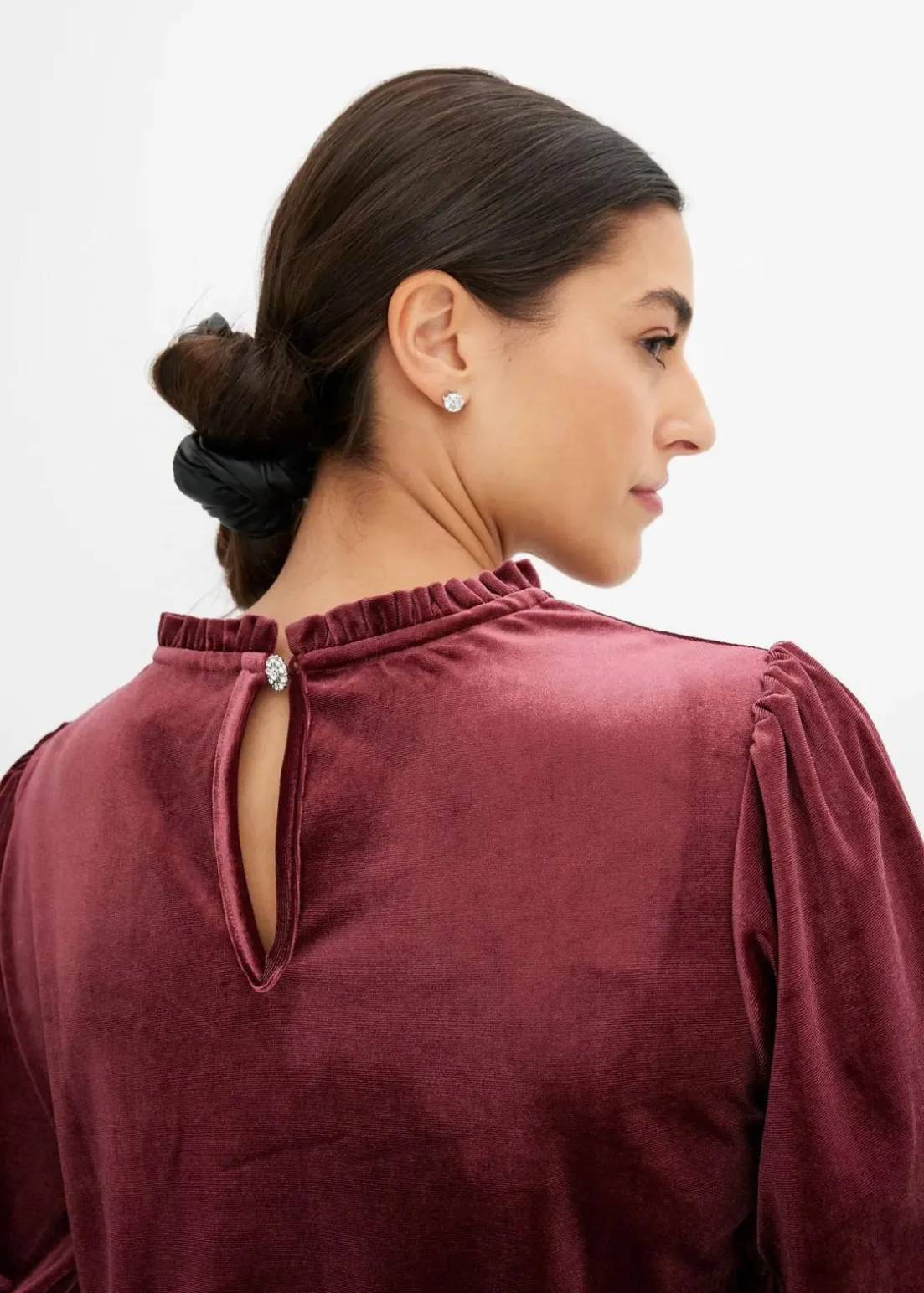 Shirt aus softem Samt