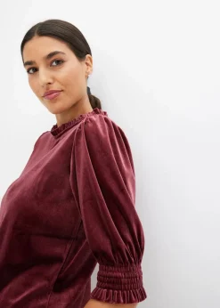 Shirt aus softem Samt