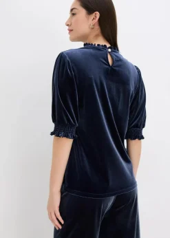 Shirt aus softem Samt