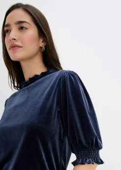 Shirt aus softem Samt