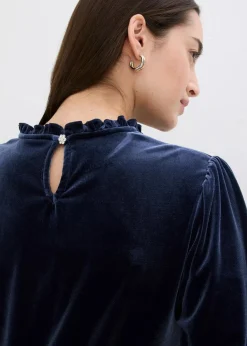 Shirt aus softem Samt