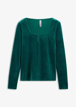 Shirt aus softem Samt