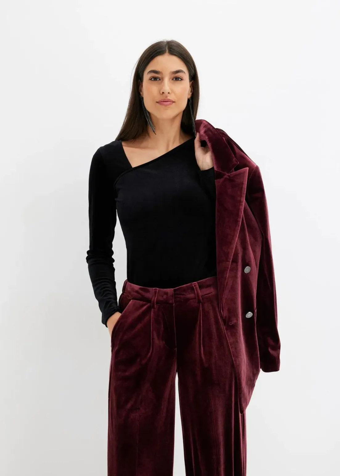 Shirt aus softem Samt