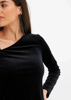 Shirt aus softem Samt