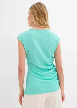 Shirt aus strukturiertem Crêpe