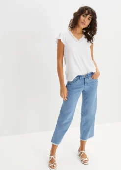 Shirt aus Viskose-Mix