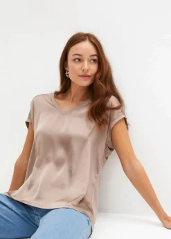 Shirt aus Viskose-Mix