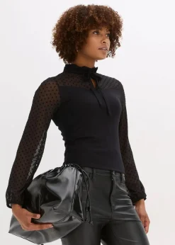 Shirt aus Viskose-Mix