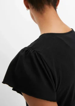 Shirt in Viskose-Baumwoll-Mix