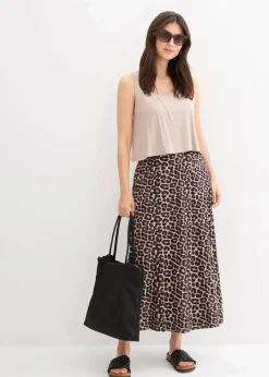 Shirt Kleid aus fließendem Viskose-Elasthan-Mix