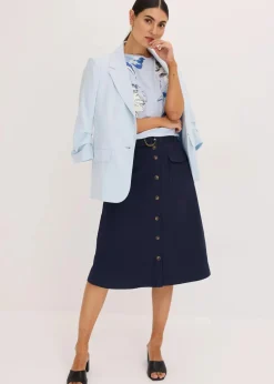 Shirt mit überschnittenen Schultern