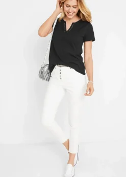 Shirt mit dekorativem Ausschnitt