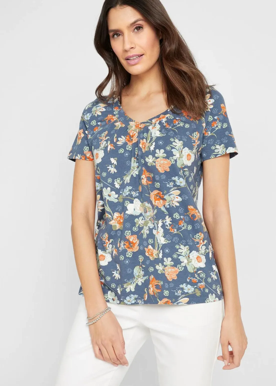 Shirt mit Druck, kurzarm