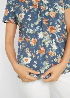 Shirt mit Druck, kurzarm