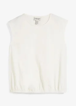 Shirt mit elastischem Bündchen