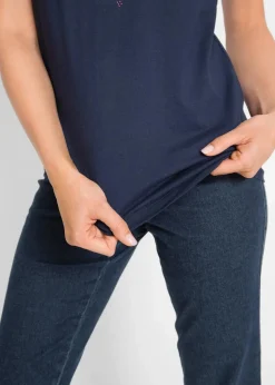 Shirt mit Herzdruck aus Bio-Baumwolle