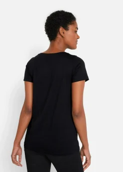 Shirt mit Herzdruck aus Bio-Baumwolle