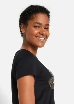Shirt mit Herzdruck aus Bio-Baumwolle