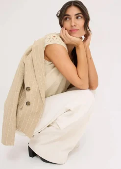 Shirt mit Häkeleinsätzen