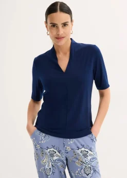 Shirt mit Kelchkragen