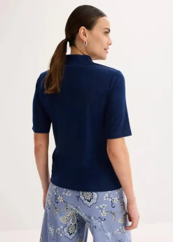 Shirt mit Kelchkragen