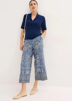 Shirt mit Kelchkragen