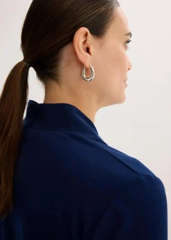 Shirt mit Kelchkragen