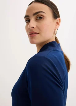 Shirt mit Kelchkragen