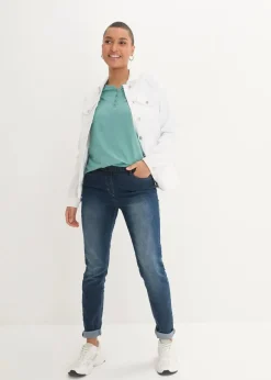 Shirt mit Knopfleiste aus reiner Bio-Baumwolle