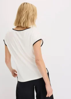 Shirt mit Kontrast Piping