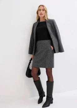 Shirt mit Mesheinsatz und Glitzersteinchen