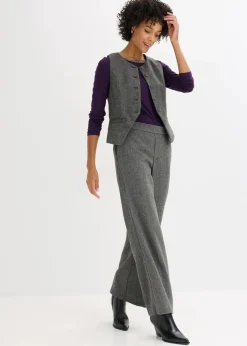 Shirt mit Mesheinsatz und Glitzersteinchen