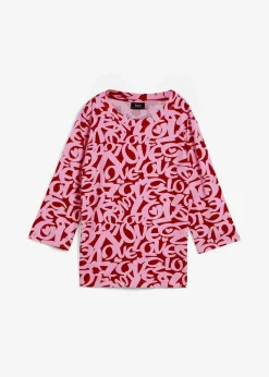 Shirt mit Rundhals-Ausschnitt, ¾-Arm