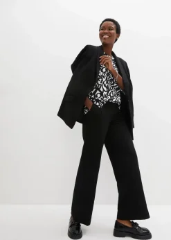 Shirt mit Rundhals-Ausschnitt, ¾-Arm