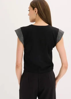 Shirt mit Schulterpolstern