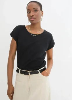 Shirt mit Seidenanteil